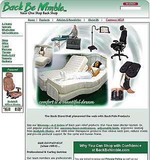 The New Backbenimble.com style