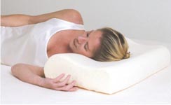 memory foam pillow by Nimblepedic
